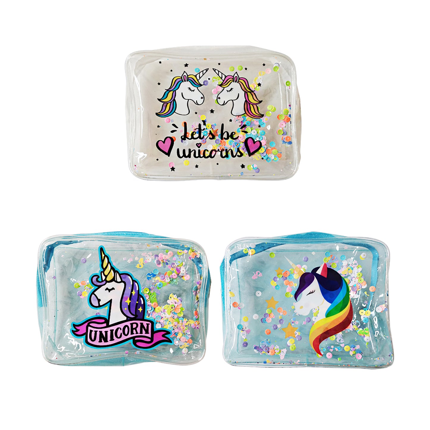 Makeup Pouch Unicorn Sparkle SS2517-22 (12PC)
