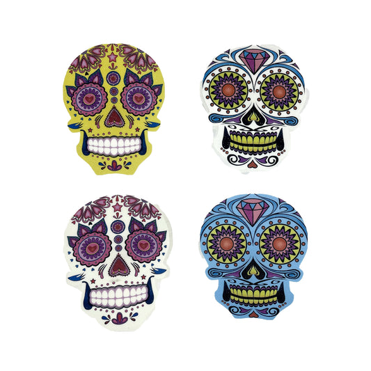 Halloween Skull Light Decoration Sticker SS823-51A. (12PC)