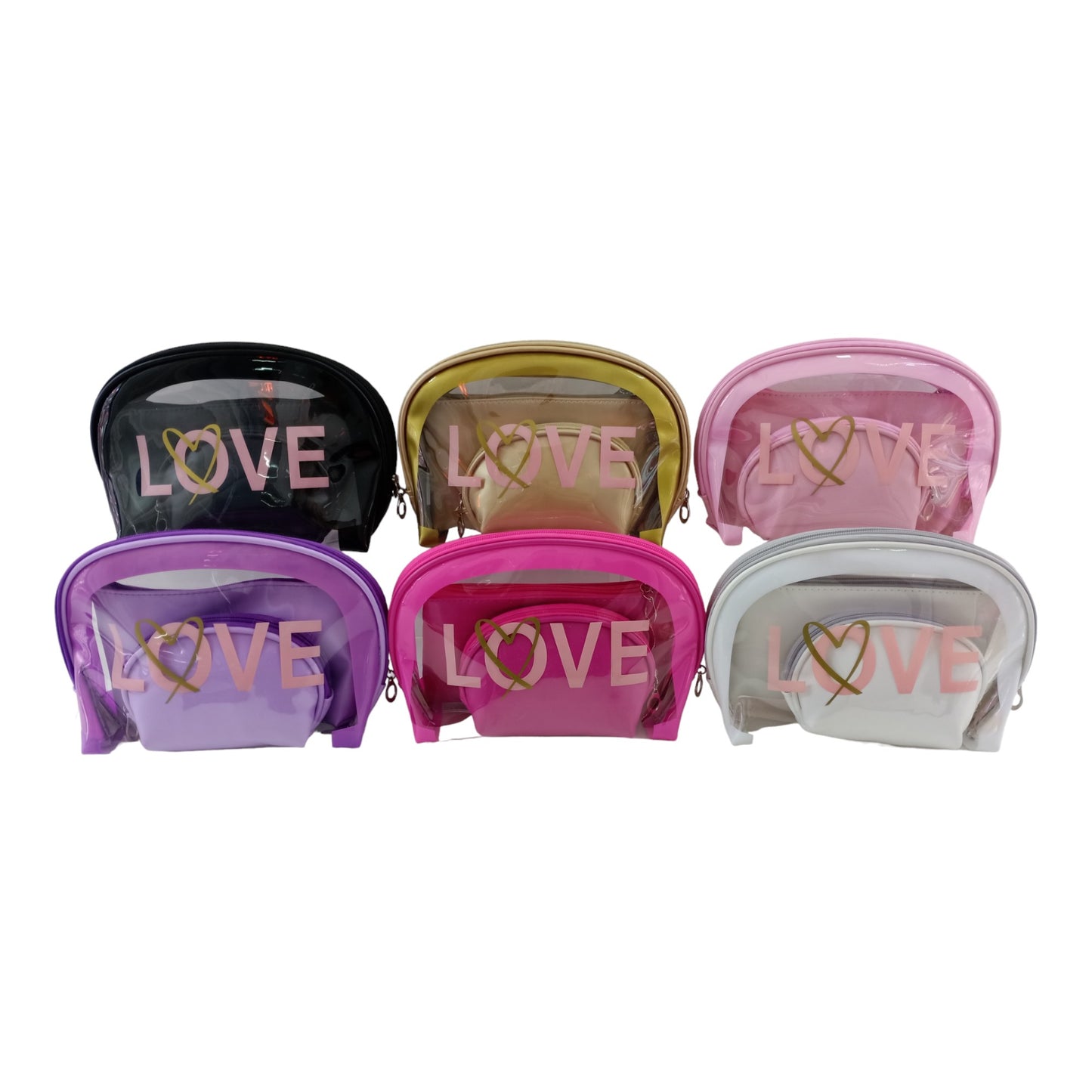 Clear Love Pouch Set MK4226-11 (12SET)