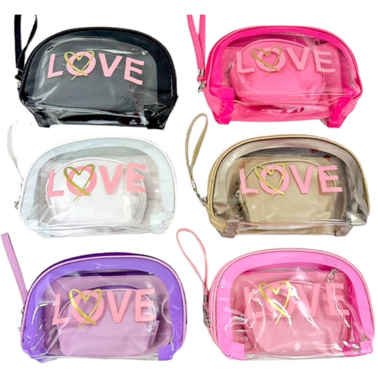 Clear Love Pouch Set MK4226-11 (12SET)