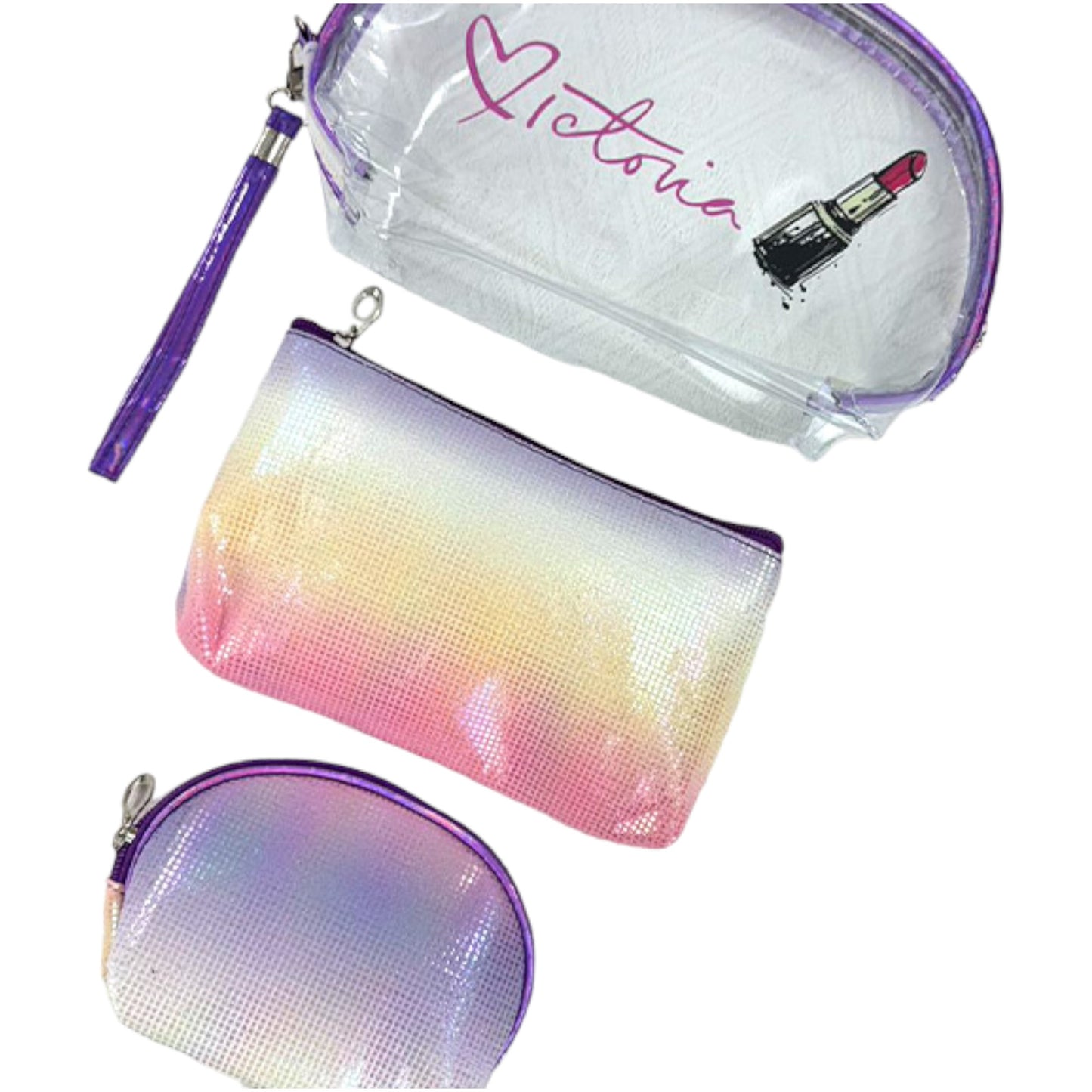 Clear Lipstick Pouch Set MK4226-10 (12SET)
