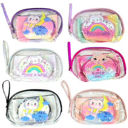 Clear Cat Pouch Set MK4226-7 (12SET)