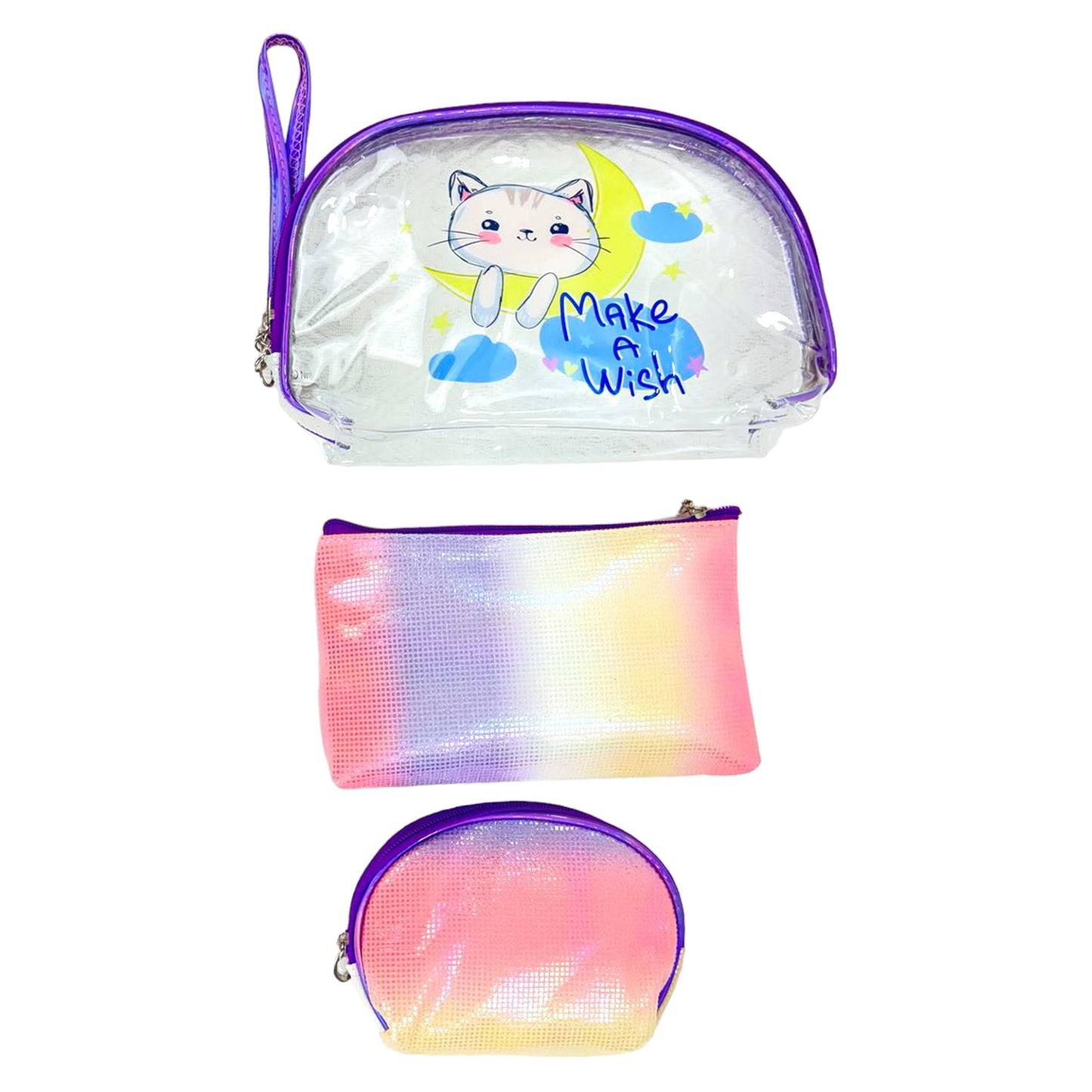 Clear Cat Pouch Set MK4226-7 (12SET)