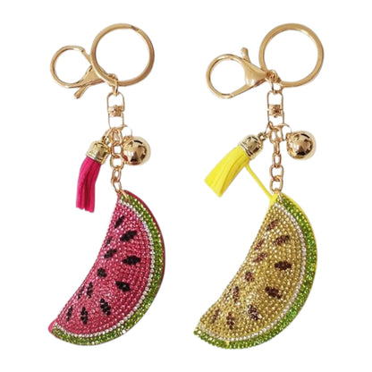 Rhinestone Watermelon Key Chain KC824-44. (12PC)