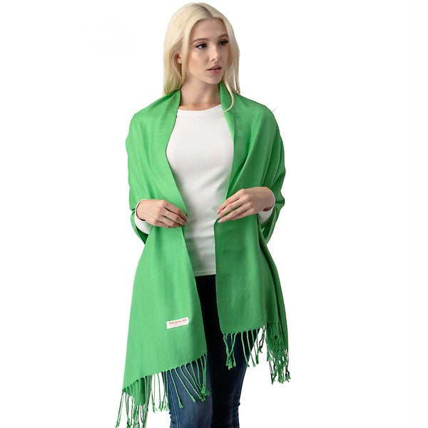 Plain Pashmina PP1028B. (12PC)