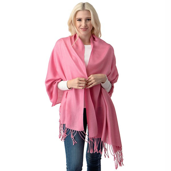 Plain Pashmina PP1028B. (12PC)
