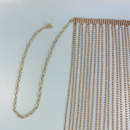 Rhinestone Fringed Belt BT0506-6 (1PC)