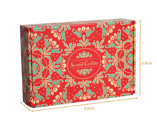 Bohemia 6pcs Fragrance Scented Candle AC5113-1 (3Pack)