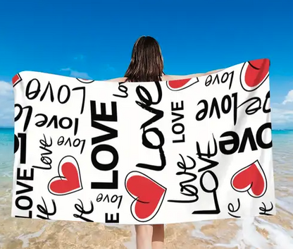LOVE Letter Printer  Beach Towel SS51120-93 (3PC)
