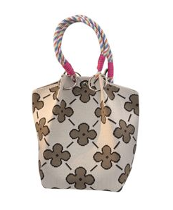 Lucky Flower Pattern Knitted Tote Bag SS51223 -18 (3PC)