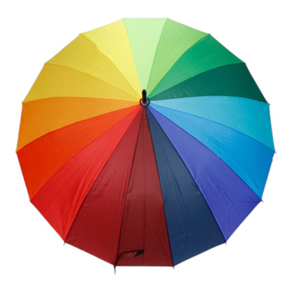 Rainbow 16 Panel Auto Open Fold Umbrella UM5616 (12PC)