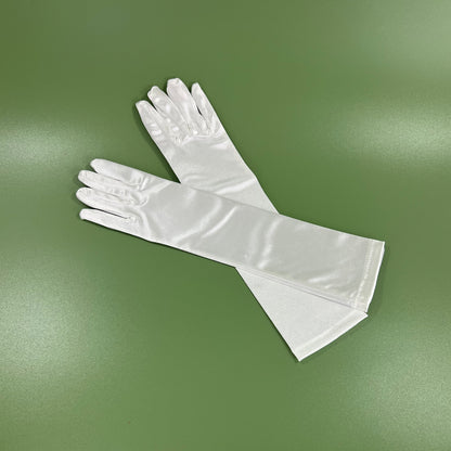 Satin 15 Inch Long Gloves FG528-8BL(6pc)