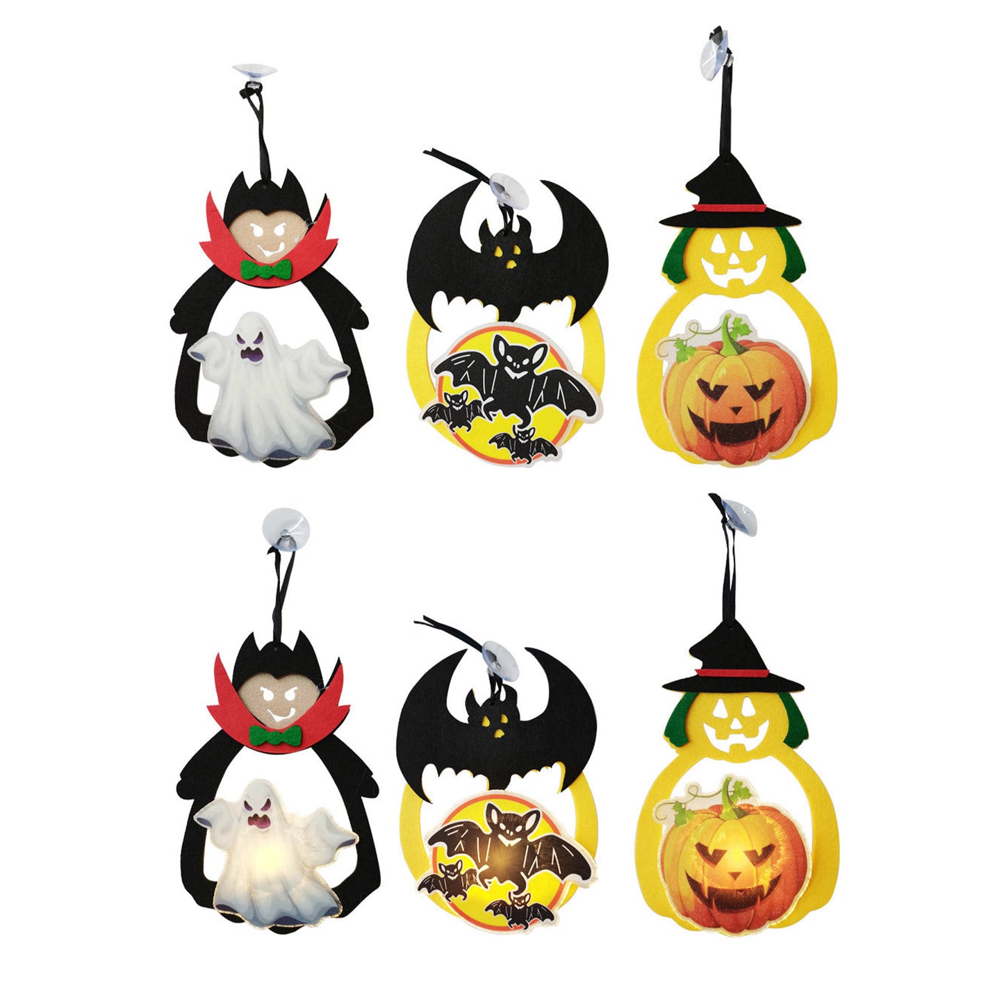 Halloween Light Decoration Sticker SS823-50. (12PC)