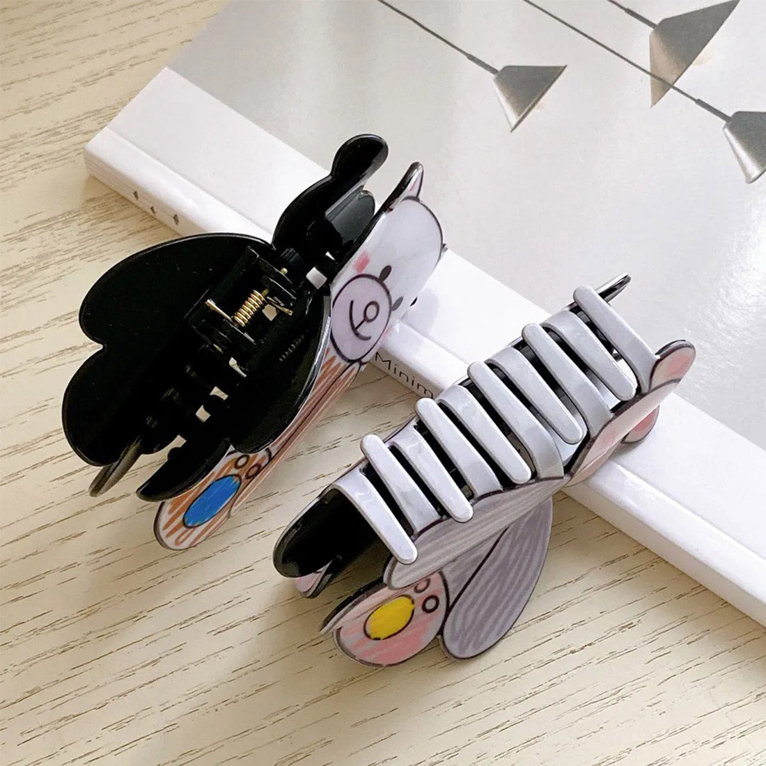 CUTE BEAR CLAW CLIP JC3610-23 (12PC)