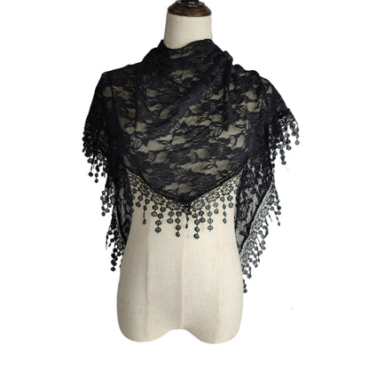 Rose Pattern Lace Scarves SS629 (12pcs)