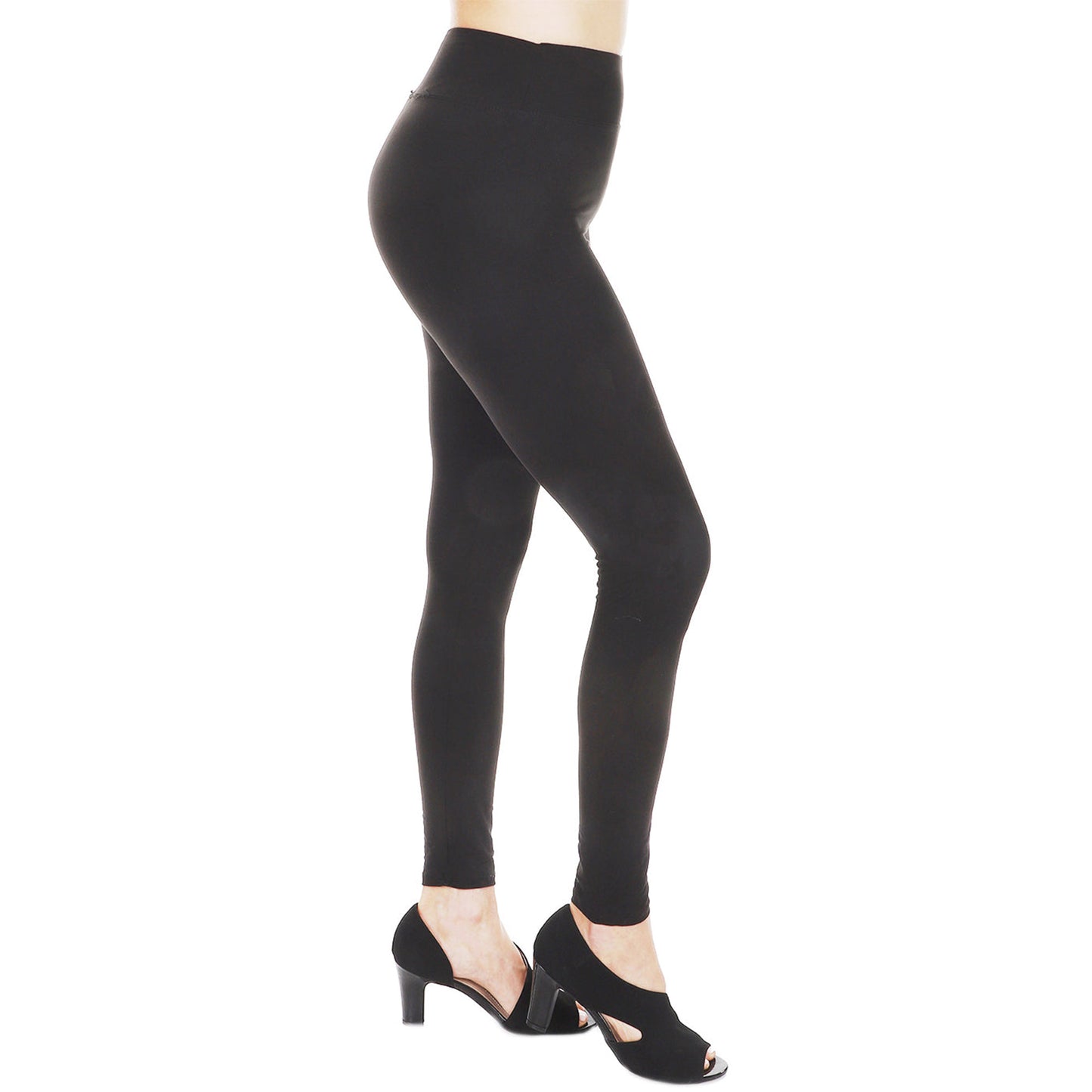 5 INCHES Band Tummy Control Soft Leggings LGR5 80501 (6PC)