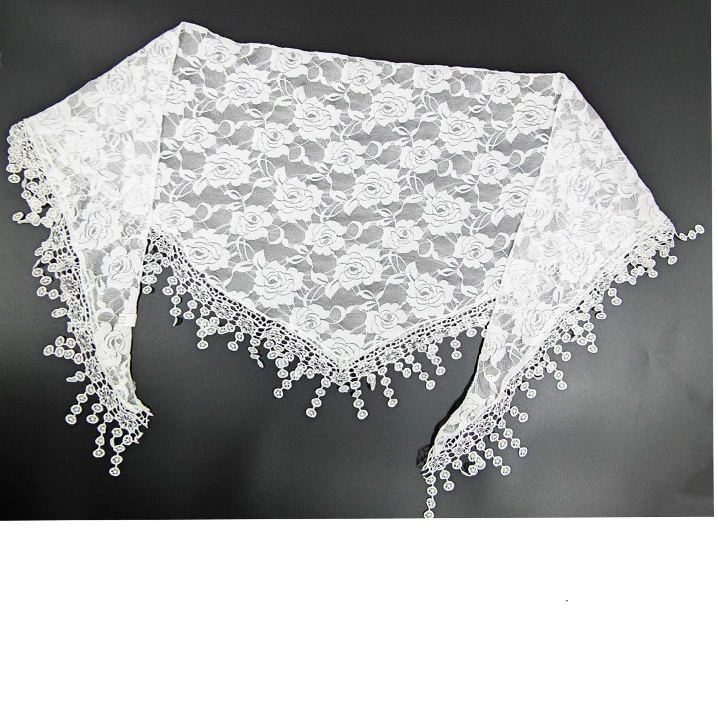 Rose Pattern Lace Scarves SS629 (12pcs)