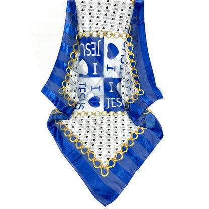 Silky Scarf I Love Jesus ST3720-1 (12PC)