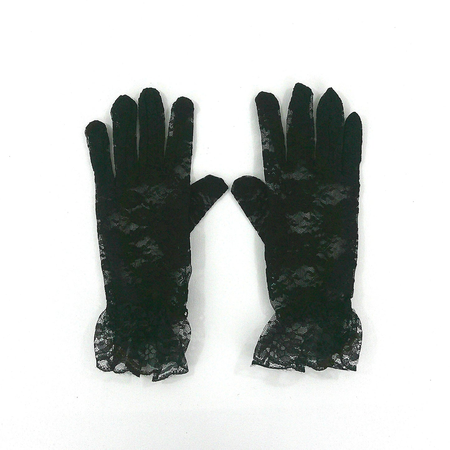 Flower Lace Gloves FG388-2BL (12pc)