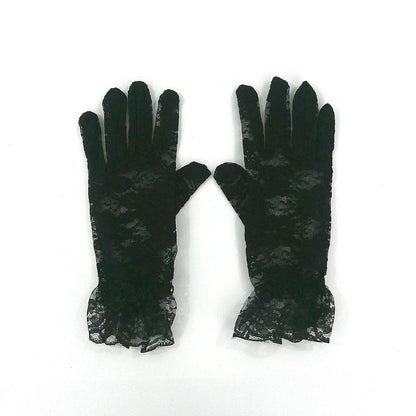 Flower Lace Gloves FG388-2BL (12pc)