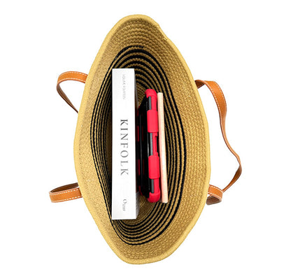 Rattan Beach Shoulder Bag BG4225-3 (1pc)