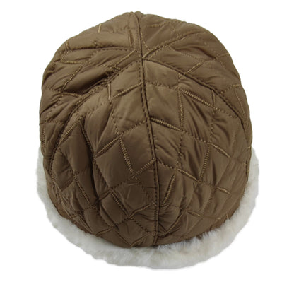 Women's Fur Quilted Bucket Hat HT3104-6 (4PC)