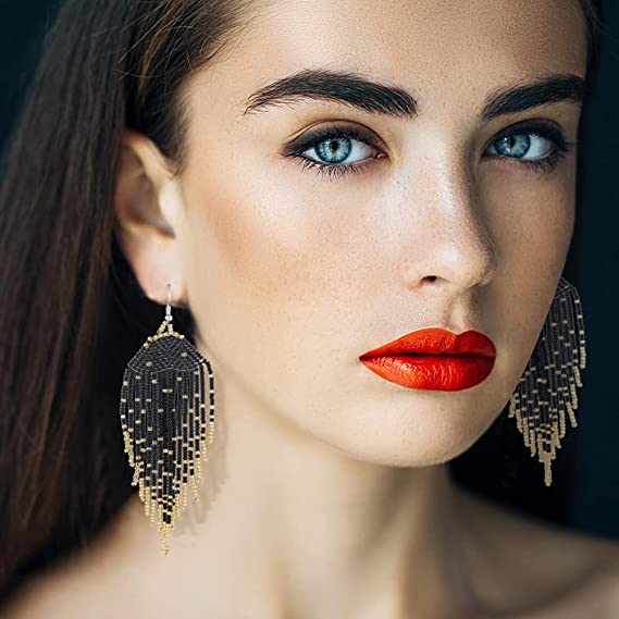Fringe Bead Earring ER2829-38 (12PC)
