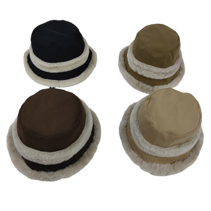 Women's Fur Bucket Hat HT3104-5 (4PC)
