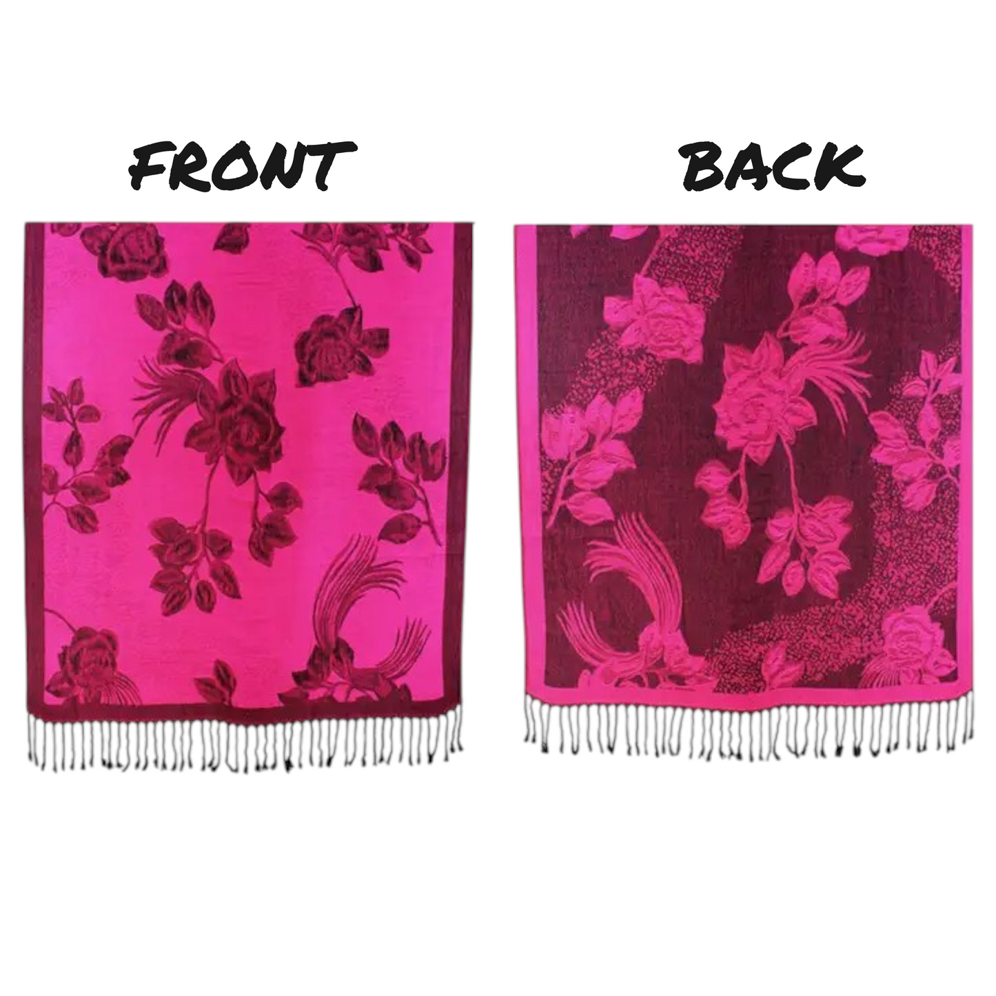 Rose Pashmina RP2025. (12pc)