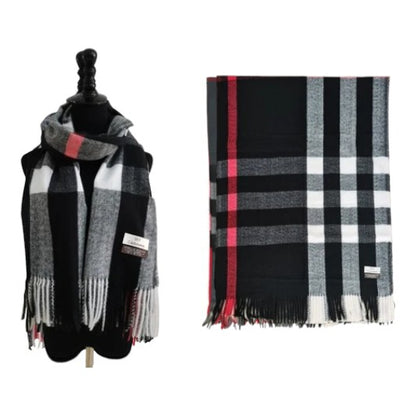 Cashmere Feel Check Pattern Scarves SCF1101 (12PC)