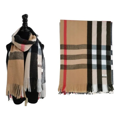 Cashmere Feel Check Pattern Scarves SCF1101 (12PC)