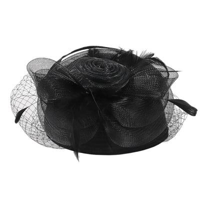 VINTAGE FASCINATOR CHURCH DERBY COCKTAIL TEA PARTY PILLBOX HAT  FF919 (1PC)