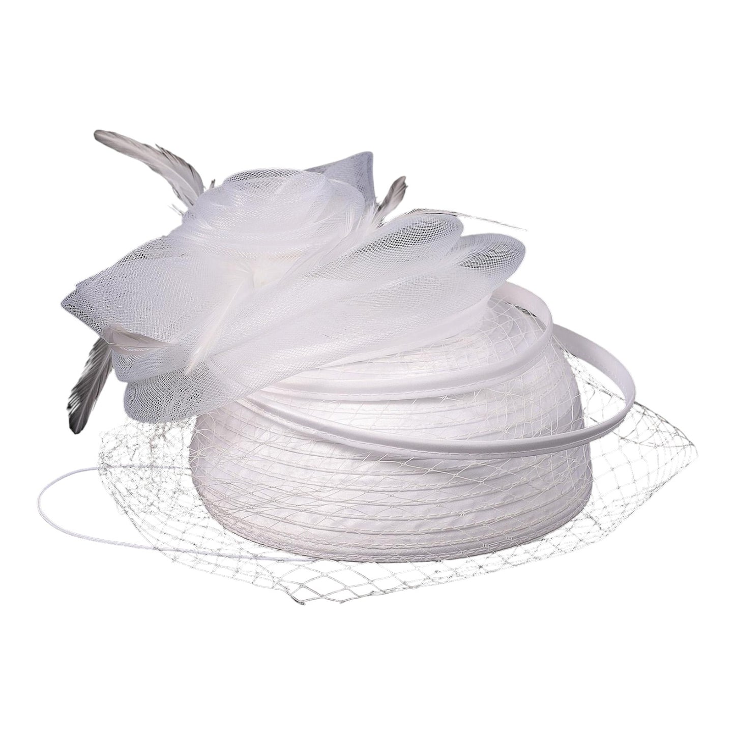 VINTAGE FASCINATOR CHURCH DERBY COCKTAIL TEA PARTY PILLBOX HAT  FF919 (1PC)