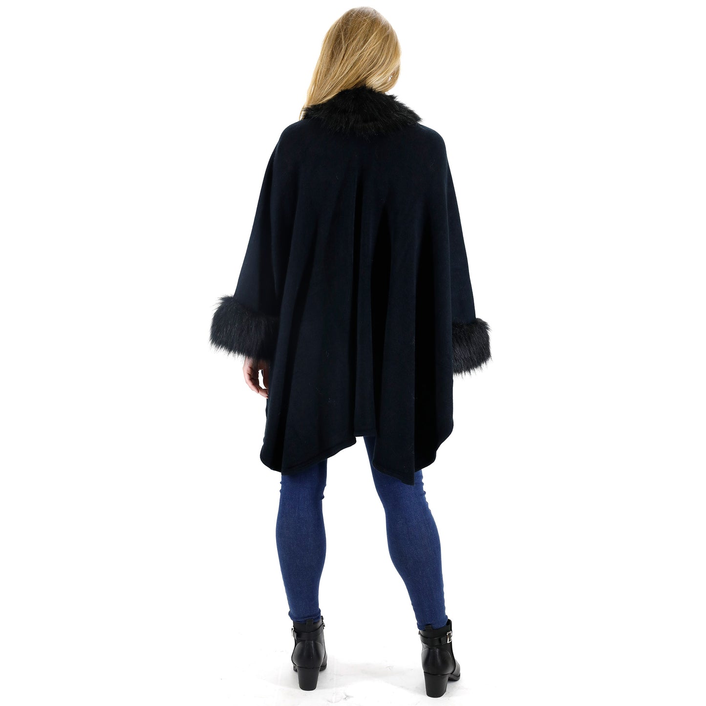 FUR SHAWL LONG SH921 (3PC)