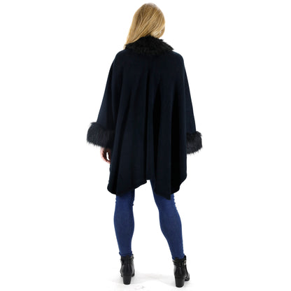 FUR SHAWL LONG SH921 (3PC)