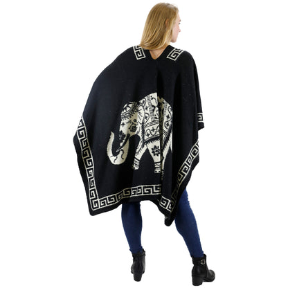 Elephant Pattern Shawl P3809 (6PC)
