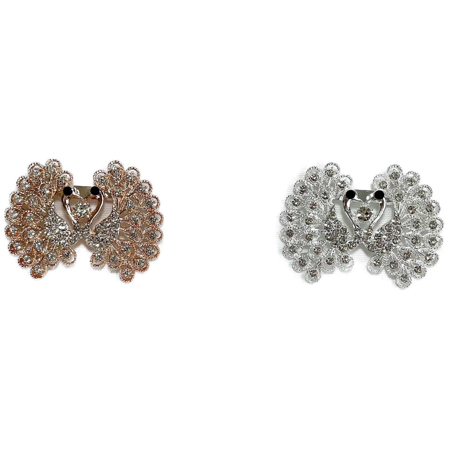 Rhinestone Swan Brooch Bc0427-1 (12PC)