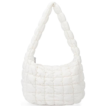 Puffer Quilted Tote Shoulder Bag Small BG0372 (1PC)