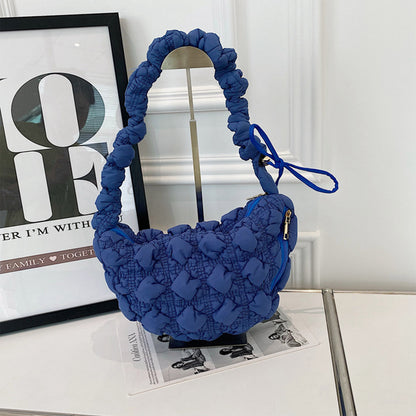 Puffer Quilted Crescent Crossbody Bag BG0972 (1PC)