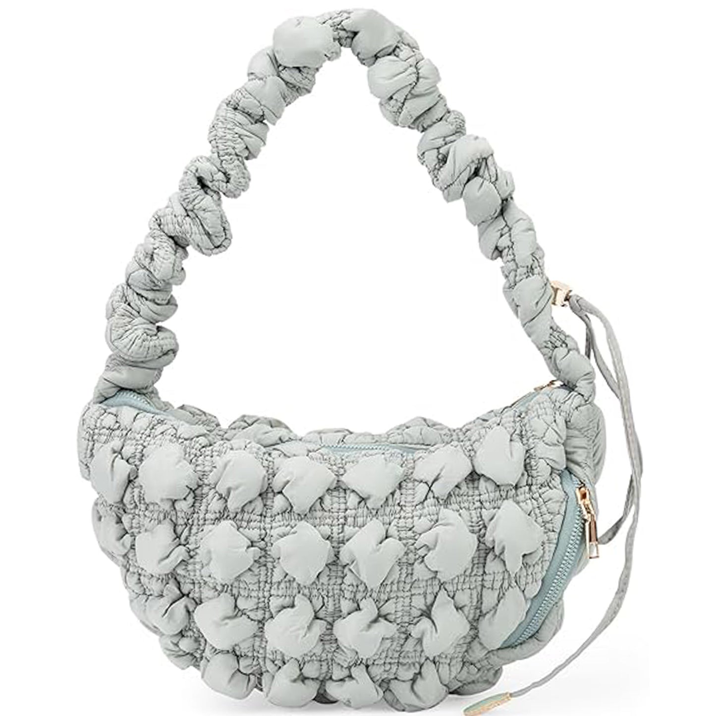 Puffer Quilted Crescent Crossbody Bag BG0972 (1PC)