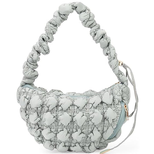 Puffer Quilted Crescent Crossbody Bag BG0972 (1PC)