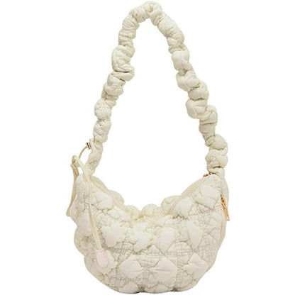 Puffer Quilted Crescent Crossbody Bag BG0972 (1PC)