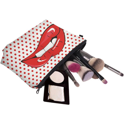 Lips Graphic Makeup Pouch BG3111-70 (12PC)