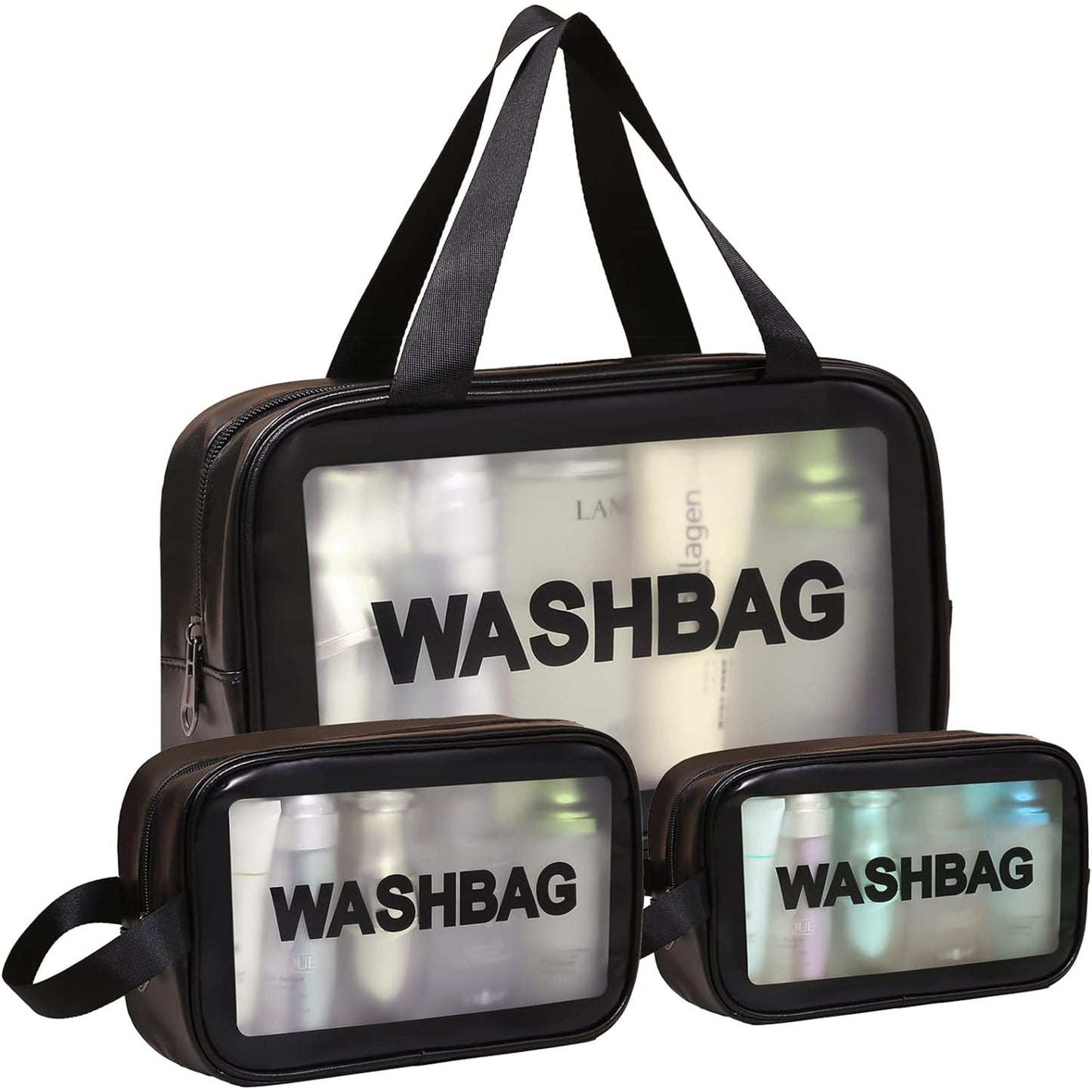 Waterproof Portable Cosmetic Bag 3pc Set BG4224-4 (6PC)
