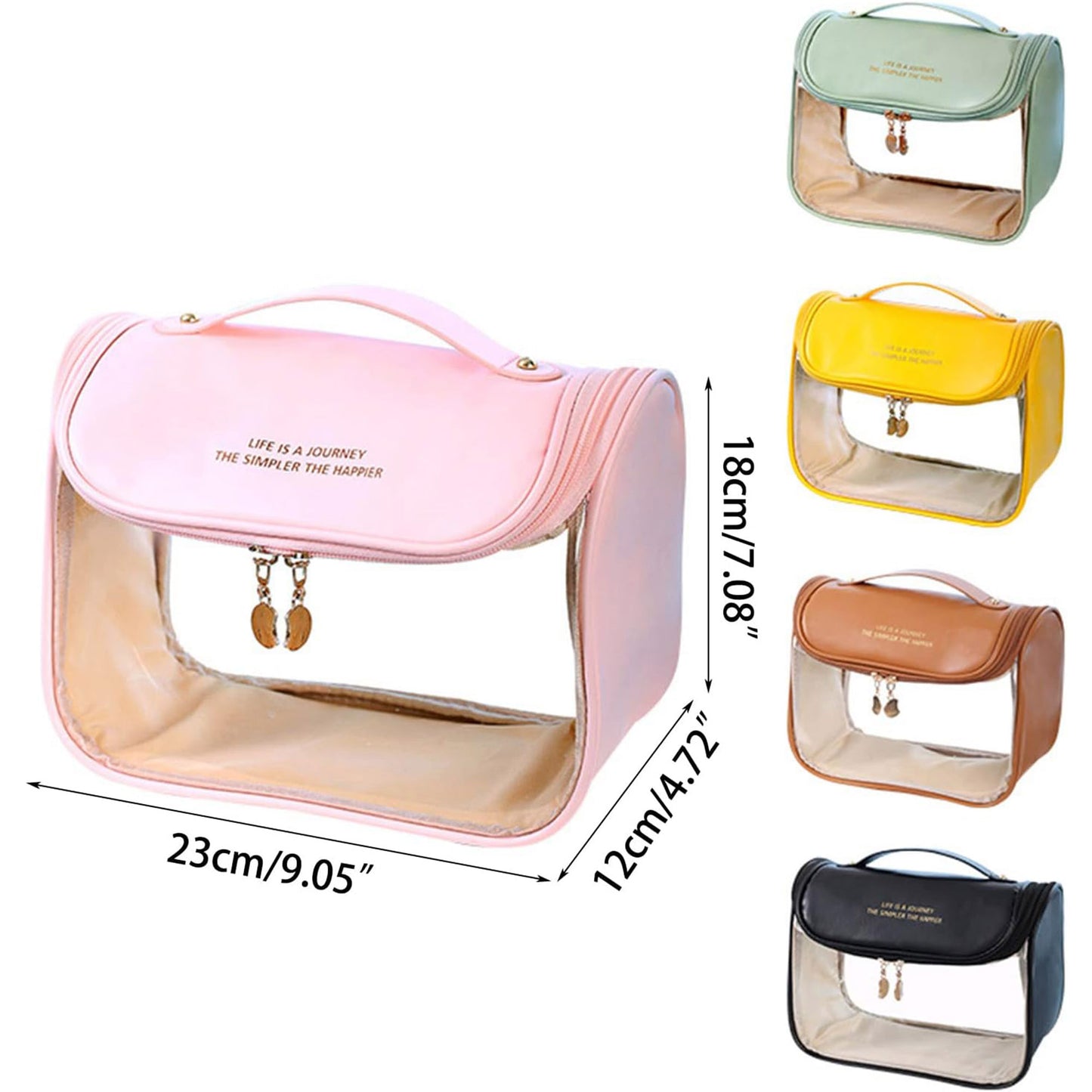 Waterproof Travel Hanging Cosmetic Bag BG4224-5 (6PC)