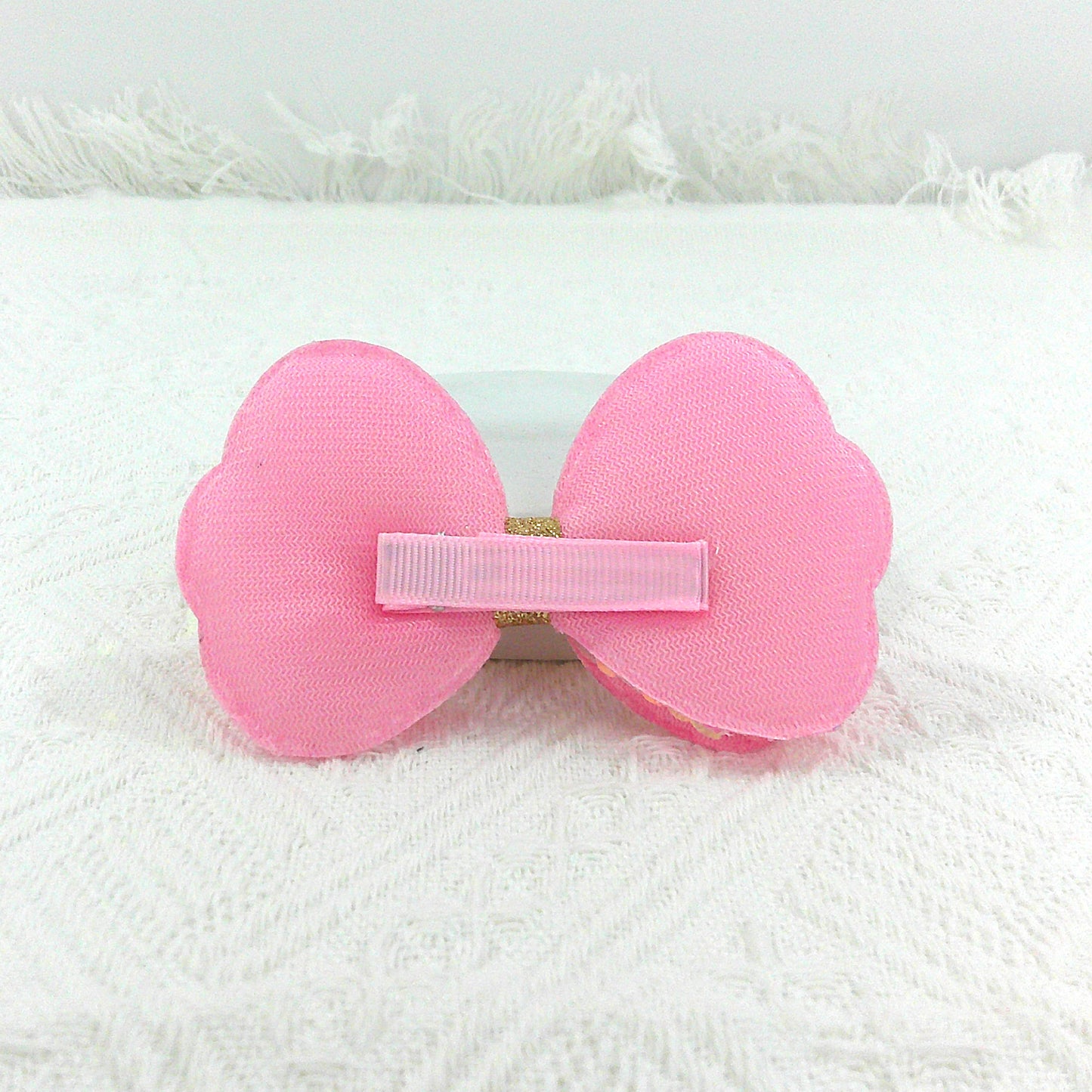 Kids Sequin Bow Hair Clip BH4229MIX (12PC)