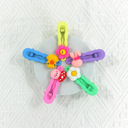 Kids Cute Charm Colorful Hair Clip BH4977-7 (5CASE)