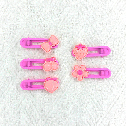 Kids Cute Charm Colorful Hair Clip BH4977-7 (5CASE)