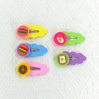 Kids Cute Charm Colorful Hair Clip BH4977-7 (5CASE)
