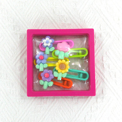 Kids Cute Charm Colorful Hair Clip BH4977-7 (5CASE)